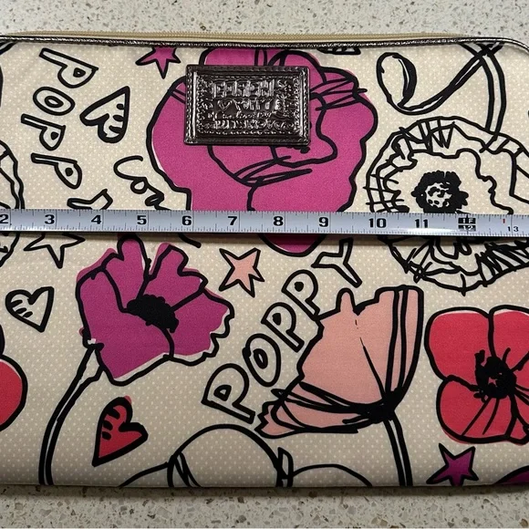 Coach Poppy Floral Laptop Bag - Picture 5 of 7